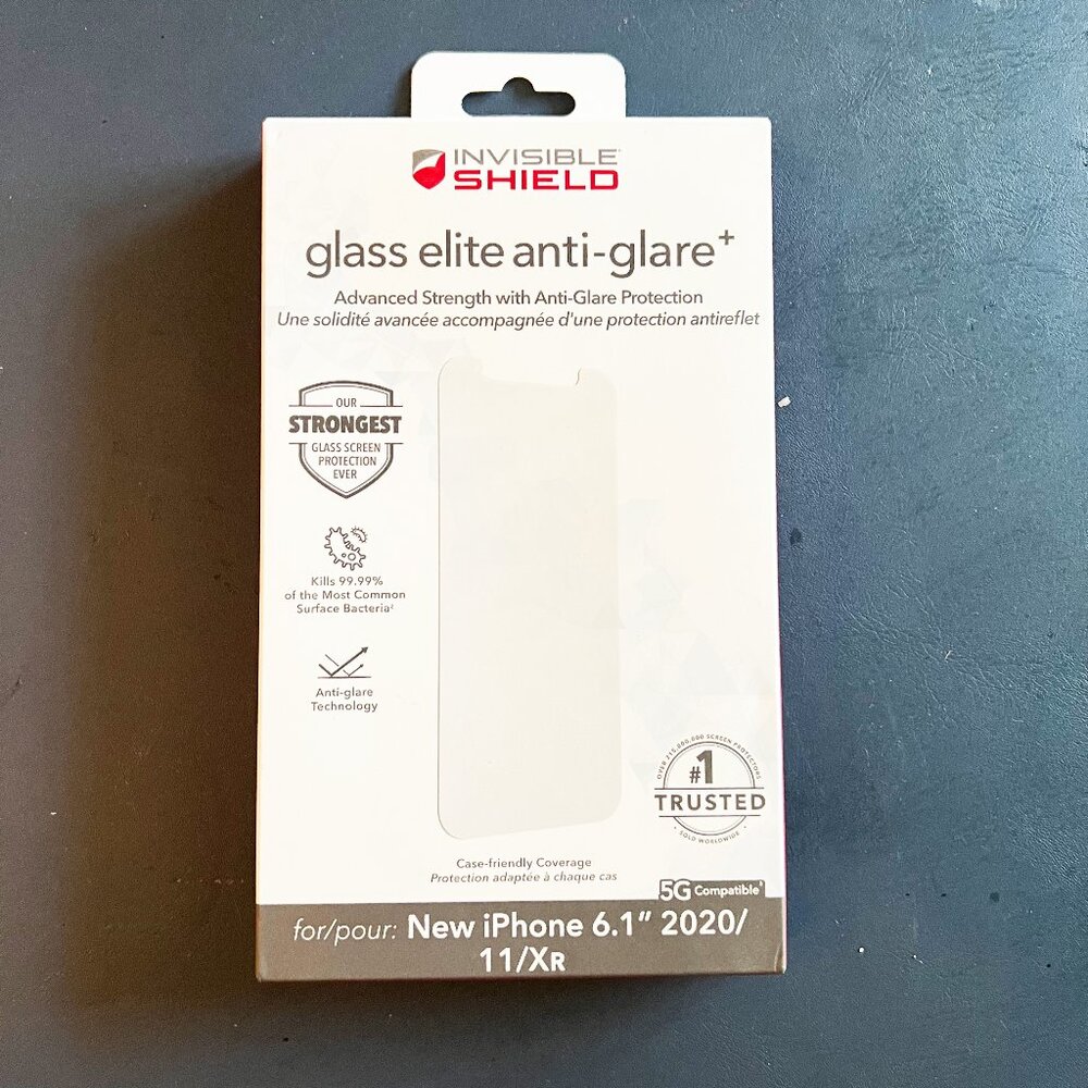 New Invisible Shield Glass Elite Anti-Glare + for iPhone 11/XR